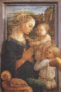 Sandro Botticelli Filippo Lippi.Madonna with Child and Angels or Uffizi Madonna (mk36) USA oil painting reproduction